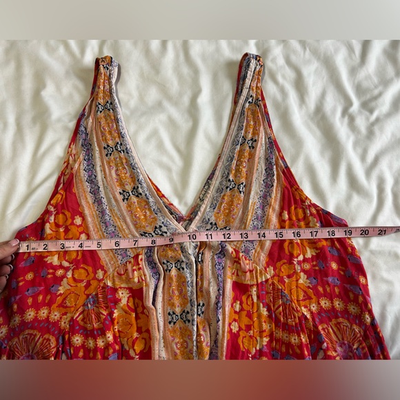 Free People Gypsy Boho Lagenlook Trapeze Slip Dress - Picture 6 of 9